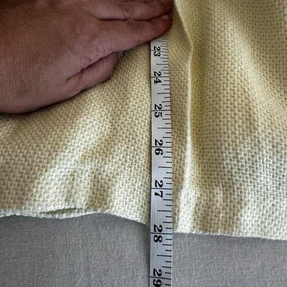 Eileen Fisher Linen Cotton Open Blazer Jacket Size XL Yellow Coastal Boho Lux - Picture 10 of 10